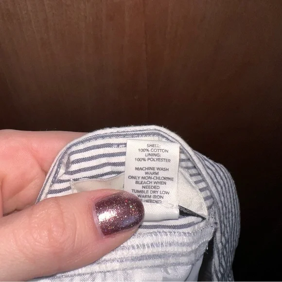 Ann Taylor Loft Seersucker Striped Skirt
• Size 10 - Picture 4 of 4